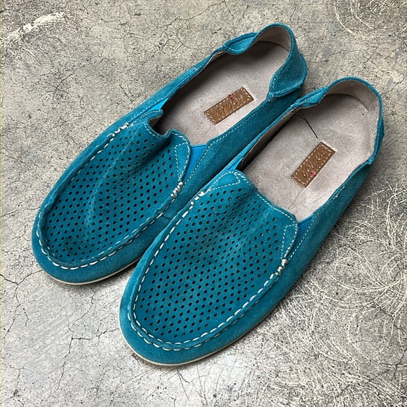 Olukai Teal suede flats - Picture 2 of 7